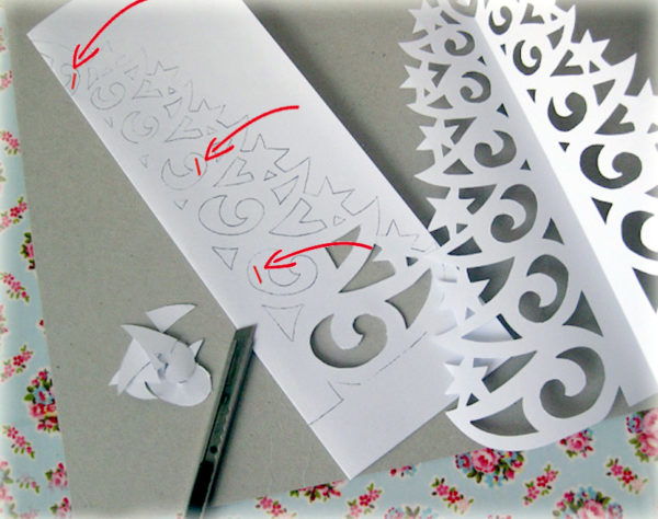 vánoční dekorace z papíru