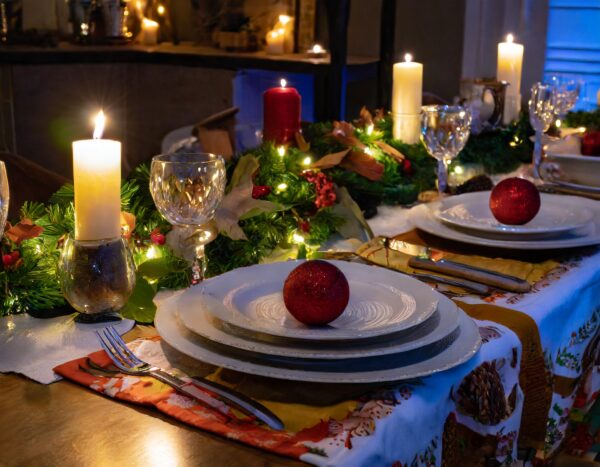 Štědrovečerní stůl - dekorace
